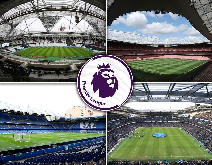 5 top stadiums ranking in the EPL teaser image