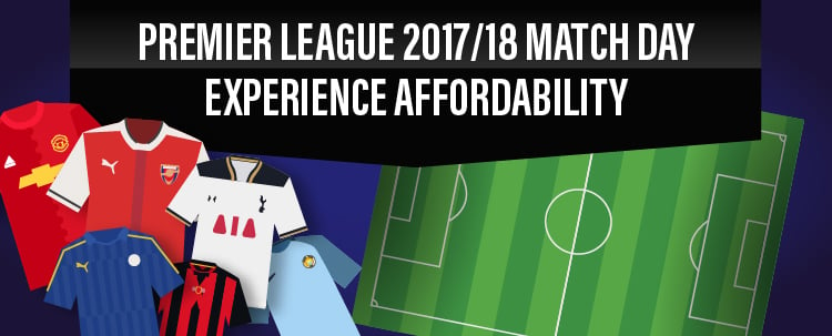 The Premier League teams 2017/18 with the most affordable match day experience teaser image